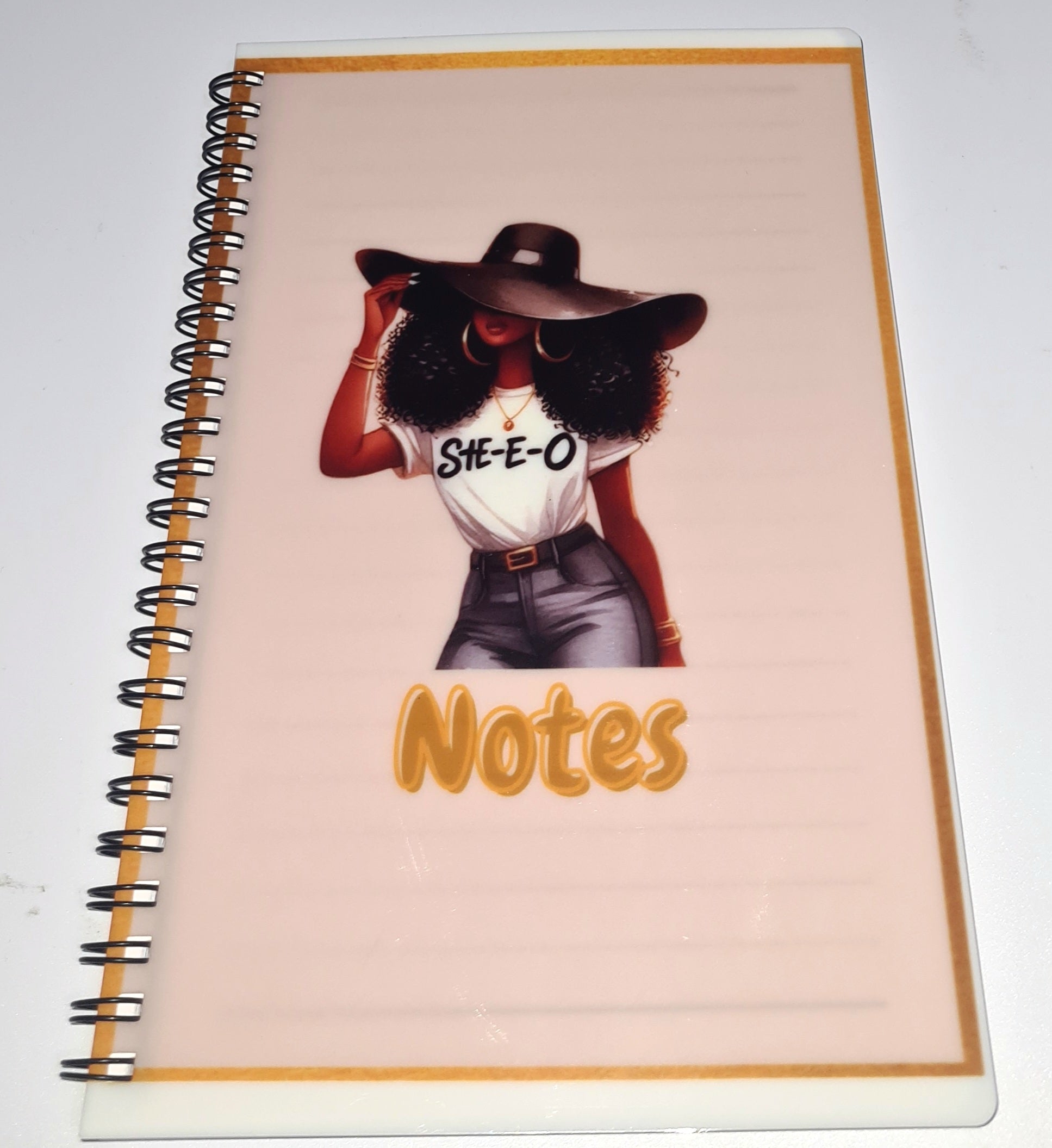 Melanin Kisses A5 Lined Notebook (60 Pages)
