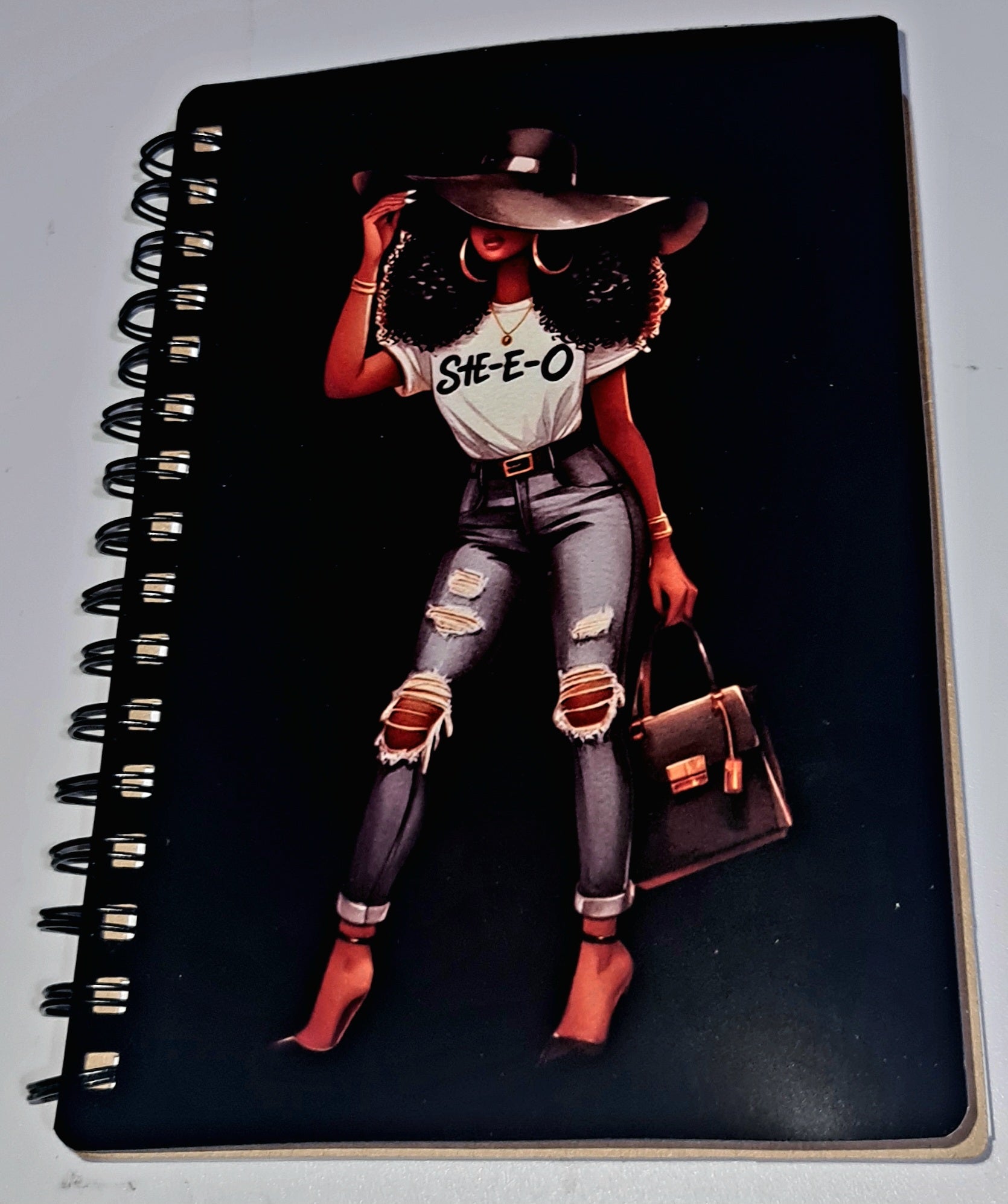 Melanin Kisses A5 Lined Notebook (60 Pages)
