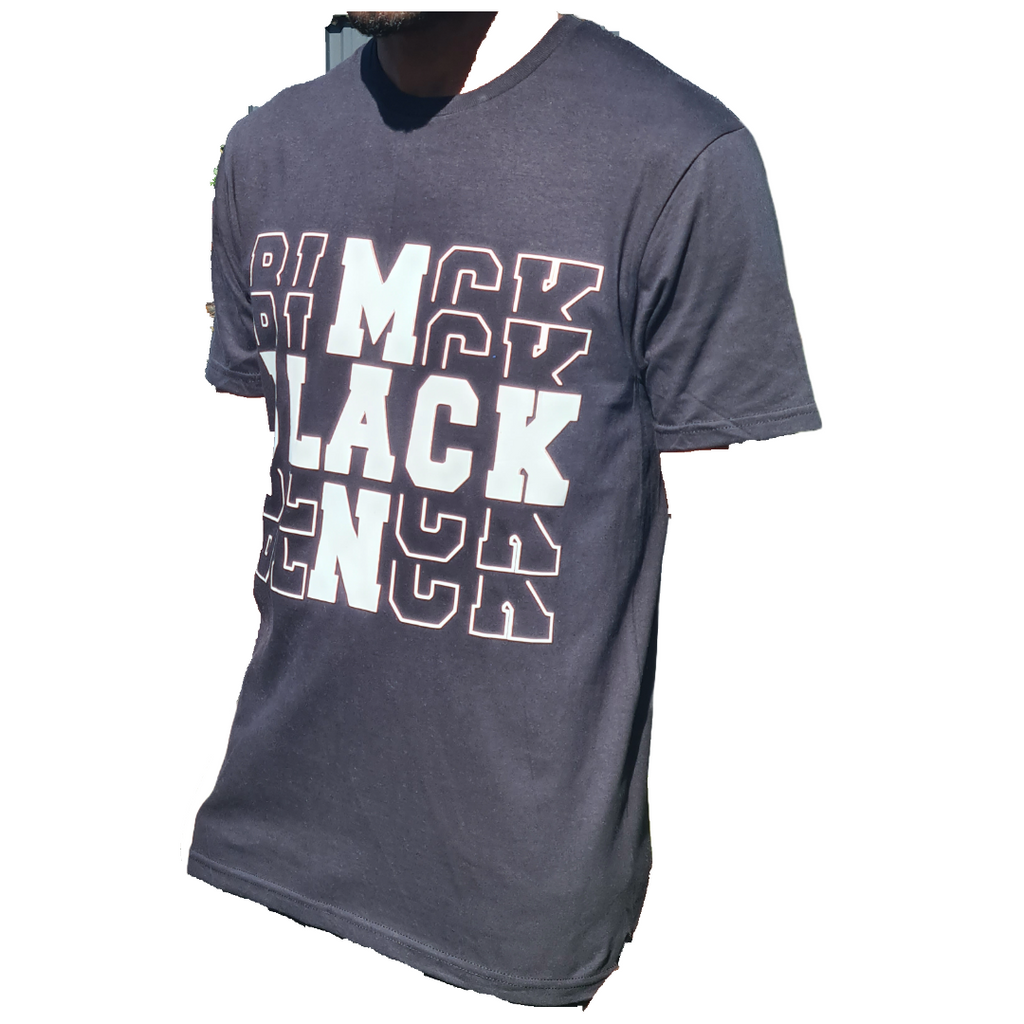 Black Black Black Statement T-Shirt – Monochrome Edition