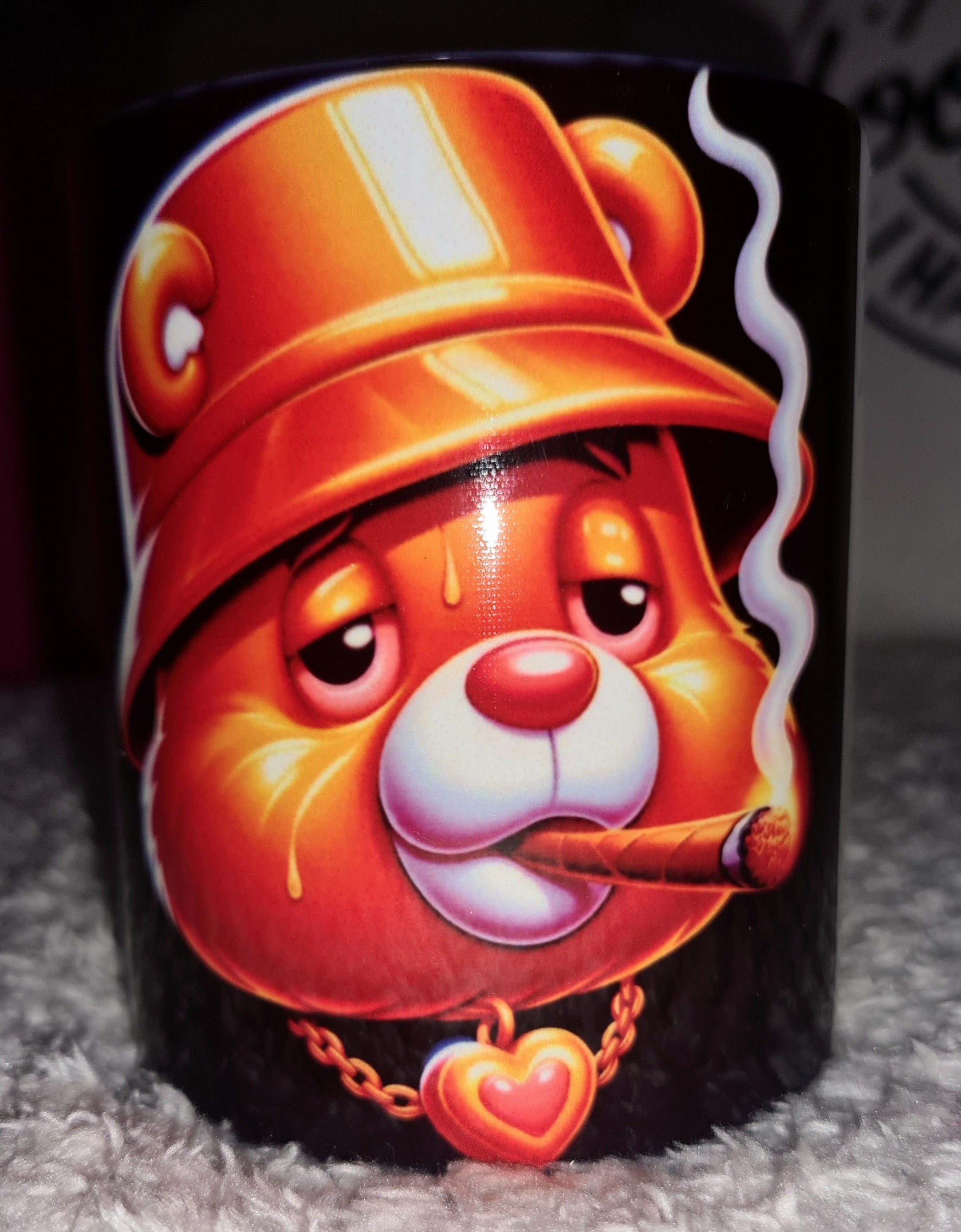 Orange Smokey Bear Mug – 11oz / 15oz