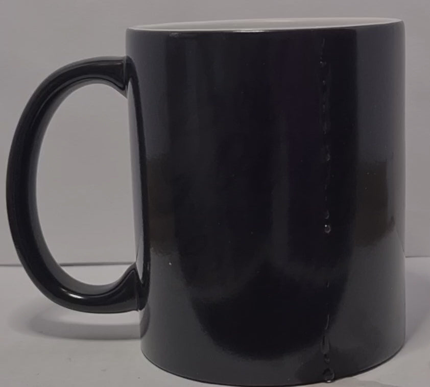 Personalised Colour-Changing Magic Mug – Black 11oz & 15oz